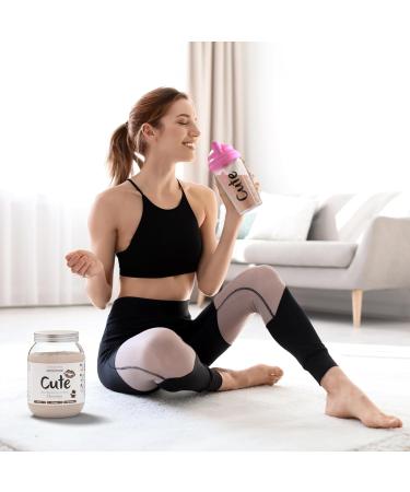 Cute Nutrition Cookies & Cream Meal Replacement Shake - High Protein with Vitamins & Minerals - 500g + Bonus E-book by TummyTox - Buy Online on GoSupps.com
