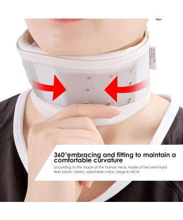 Adjustable Soft Foam Neck Collar - Breathable Traction Support & Relief Pillow for Car Home & Office - Buy Online on GoSupps.com