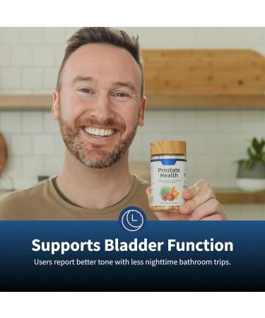 Prostate Support Supplement for Men Urinary Tract Health Bladder and HR Wellness for Men Saw palmetto stinging nettle root - Buy Online on GoSupps.com