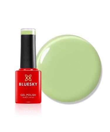 BLUESKY Gel Nail Polish Benefit Of The Doubt SS2303 Pale Green Long Lasting Chip Resistant 5 ml Requires Drying Under UV LED Lamp Pale Green 5 ml (Pack of 1) - Buy Online on GoSupps.com