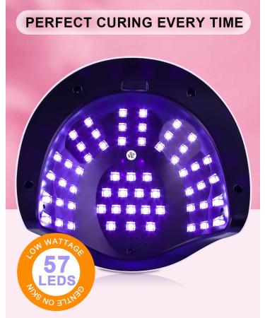 220W UV Lamp for Gel Nails - Professional LED Nail Dryer with Timer & Sensor for Home & Salon Use - Buy Online on GoSupps.com