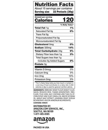 Happy Belly Mini Twist Pretzels - 16oz (1lb Pack of 1) - Buy Online on GoSupps.com