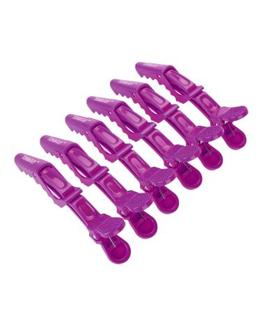 Shop 6 Non-Slip Crocodile Hair Clips - Unique Hairdressing Accessories for Salon & Home Use - Buy Online on GoSupps.com