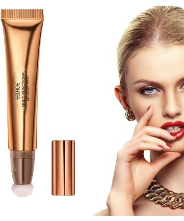 Multi Stick - Portable Highlighter Makeup Stick Luxurious - Makeup Stick Plaster Design Highlight Bronzer Shaping Trimming Stick with Air Cushion Applicator Highlighter (Light Pink) - Buy Online on GoSupps.com