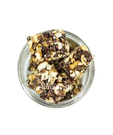 Imlak'esh Organics ChargeBoss Nut Clusters - 10oz Glass Jar | Paleo, Organic, Gluten-Free, Non-GMO | Coconut Sugar Snack - Buy Online on GoSupps.com