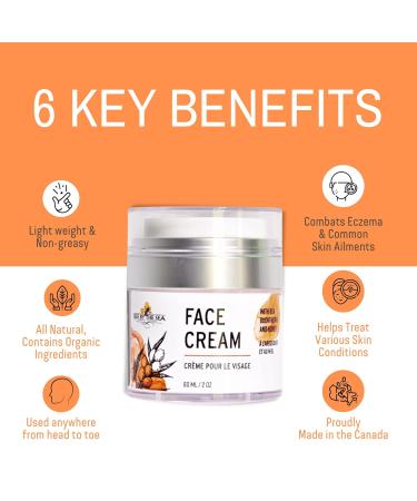 Bee by the Sea Sea Buckhorn & Honey Face Cream Jar by Bee by the Sea - Buy Online on GoSupps.com