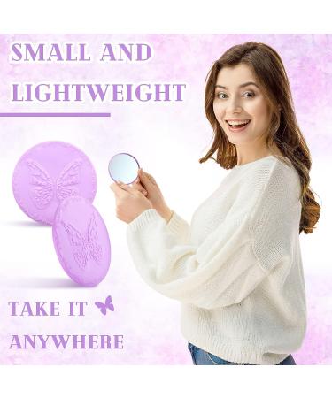 100 Pcs Random Pocket Mini Mirrors Bulk - Portable Round Glass Makeup Mirrors for Women - Compact, Travel-friendly Assorted Designs - Buy Online on GoSupps.com