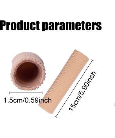 5-Piece Cutable Silicone Toe Protection Cushion | Soft Gel Toe Cap Pads for Corns Callus Bunion Relief - 1.5cm x 15cm - Buy Online on GoSupps.com