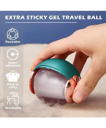 Washable Reusable Gel Lint Roller for Pet Hair | Extra Sticky Mini Lint Remover for Dogs & Cats | Portable Fur Removal Tool for Travel & Home - Buy Online on GoSupps.com