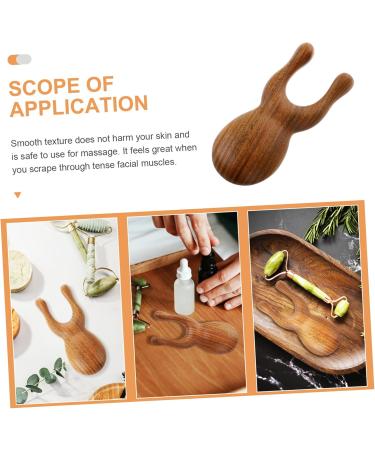 Frcolor Green Sandalwood Meridian Tool Head Brush - Scalp & Face Massager - Jade Boutique Hair Accessories - Buy Online on GoSupps.com