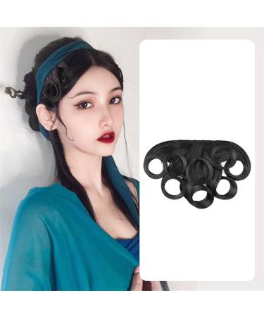 Bangs Hair Clip Synthetic Wig Bangs Chinese Style Ancient Fairy Performance Hair Accessories Headdress for Women Bangs Clip in Hair (Color : Natural Color)