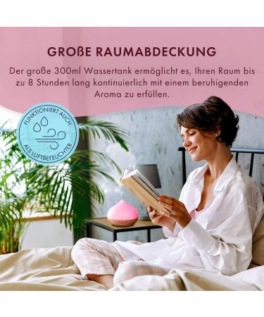 Buy The Body Source 300ml Ultrasound Aroma Diffuser - LED Humidifier & Electric Fragrance Lamp for Essential Oils - Aromatherapy for Home Office & Spa - Buy Online on GoSupps.com