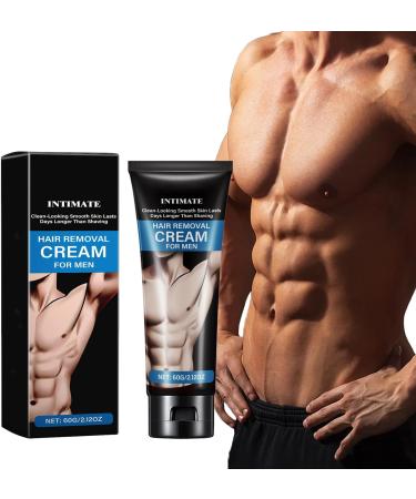 Men's Body Hair Removal Cream Safe Hair Removal Balm 60g - Body Hair Removal Cream | for Dad Father Husband Boyfriend Hands Legs etc. - Buy Online on GoSupps.com