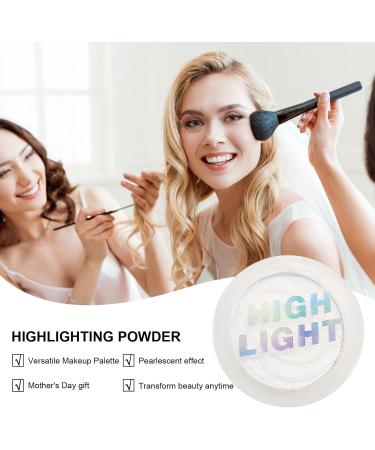 Highlighter Powder Palette - Cheek Highlighter Face Blushes | Silky Texture Long-lasting Stage Daily Shimmer Makeup For Women Hixip Cool Moonlight Color - Buy Online on GoSupps.com