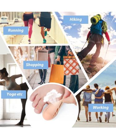 Toe Supporters Silicone Gel Toe Caps - Breathable Beige Toe Protectors for Pain Relief | 14-Pack for Corns & Ingrown Toenails - Perfect for Men & Women - Buy Online on GoSupps.com