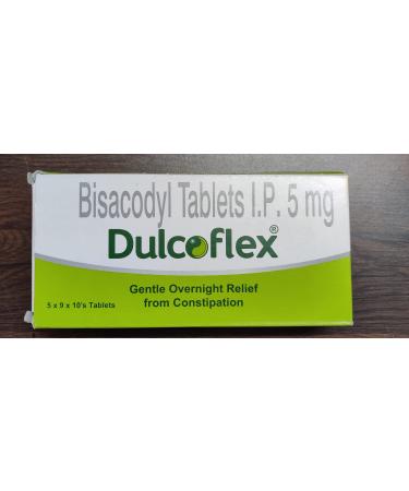 Exportmart Dulcoflex Dulcolax (450 Tablets) Gentle Overnight Relief from Constipation