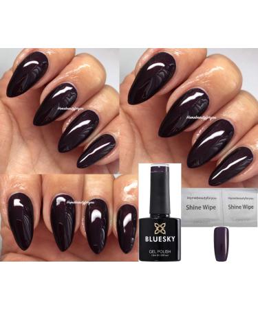 Bluesky Gel Nail Polish WINTERFEST Deep Dark Burgundy Autumn Winter Color UV LED Soak Off 10ml
