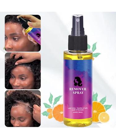 Tape Extensions Remover Wig Glue Set - Citrus Flavor Tape in Extension Remover Spray - Strong Hold Invisible Bonding Adhesive Hair Glue for Wigs Toupee (118ml+120ml) 2PC - Buy Online on GoSupps.com