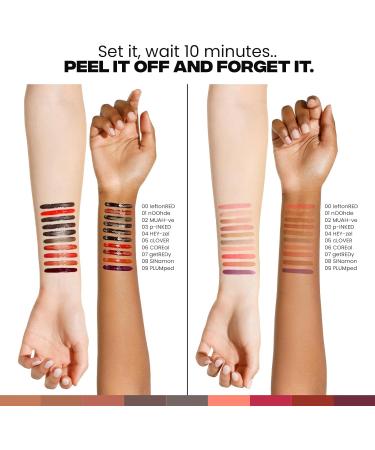 Sacheu Lip Liner STAY-N Peel Off Lip Stain Rouge L vres Qui Se D colle Longue Tenue Mate Encre L vres Sans Transfert Enrichie en Acide Hyaluronique & Vitamine E (PLUMped) PLUMped 3.5 ml (Lot de 1) - Buy Online on GoSupps.com