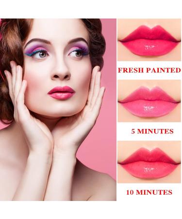 Color Changing Lip Balm Set - 4 Pack | Long Lasting & Moisturizing Lipstick | PH Magic Temperature Color Changing Jelly | Waterproof Tinted Lip Gloss Balm for Women - Buy Online on GoSupps.com