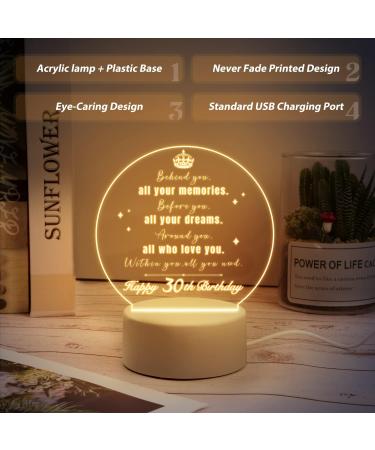 Vetbuosa 30th Birthday Gifts Night Light - 1992 Anniversary Idea for Men and Women - Buy Online on GoSupps.com