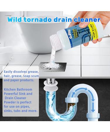 Wild Tornado Sink & Drain Cleaner | Powerful Foaming Clog Remover | 4PCS | Fast-Acting Kitchen & Pipe Cleaner - Buy Online on GoSupps.com