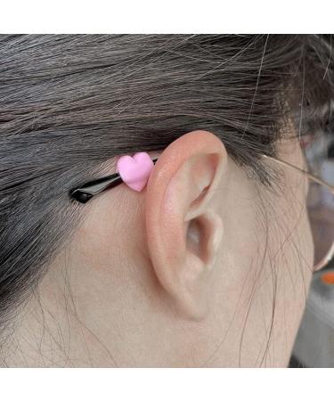 Totority 20 Pairs Cute Heart Shape Silicone Glasses Ear Hooks - Anti-Slip Eyeglasses Retainers for Glasses and Sunglasses - Buy Online on GoSupps.com