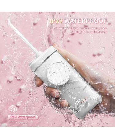 Portable Water Flosser with Mirror - Mini Oral Irrigator 3 Modes IPX7 Waterproof for Travel & Home - Teeth & Gums Care - Buy Online on GoSupps.com