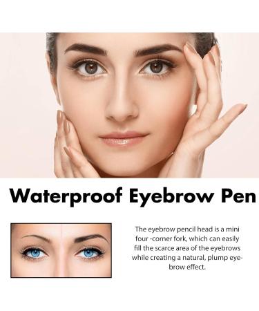 1 PCS Eyebrow Pencil Eyebrow Pen Long Lasting Waterproof Eyebrow Pencil Microblading Eyebrow Pen Eye Brow Pencils for Women Natural Looking Black-gray 1 count (Pack of 1) 01 Black-gray - Buy Online on GoSupps.com