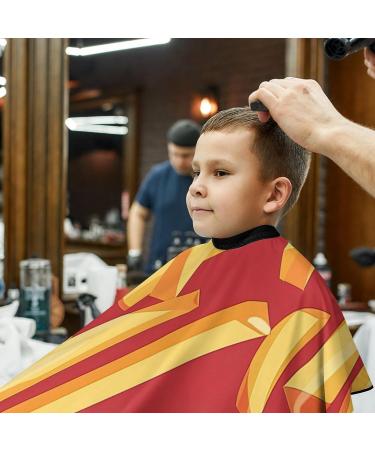 Professional Haircut Cape for Kids - Cute French Fries Design Barber Apron for Boys & Girls - Buy Online on GoSupps.com