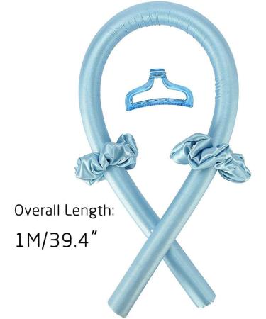 No Heat Curling Irons Curling Irons Curling Irons Sleeping Soft Hair Band Curling Irons Simple Curling Irons with Hair Loops Blue  - Buy Online on GoSupps.com