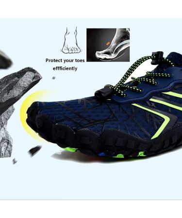 Ziitop Fast Drying Unisex Beach Shoes - Lightweight Water Shoes for Men & Women Size 35-46 Ideal for Kayaking Hiking & Fitness - Blue - Buy Online on GoSupps.com