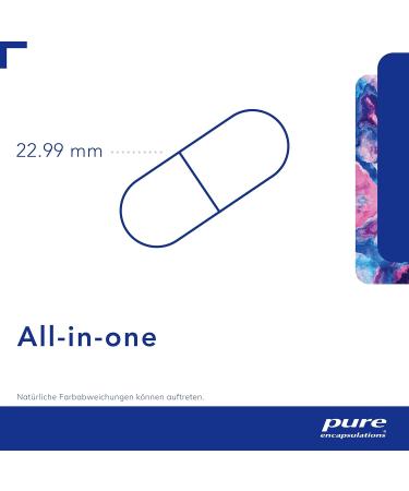 Pure Encapsulations All-in-One Multivitamin - 120 Vegetarian Capsules for Daily Wellness - International Shipping Available - Buy Online on GoSupps.com