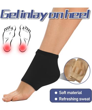 Wllhyf Ventilated Moisturizing Gel Socks - Soft Open-Toe Spa Socks for Foot Care & Treatment | Hydrate Dry Cracked Feet - Buy Online on GoSupps.com