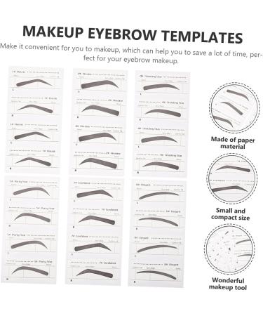 DOITOOL 6 Pcs Makeup Tools Ladies Suits Women Eyebrow Template Eyebrow Card Make up Girl Eyebrow Pencil - Buy Online on GoSupps.com