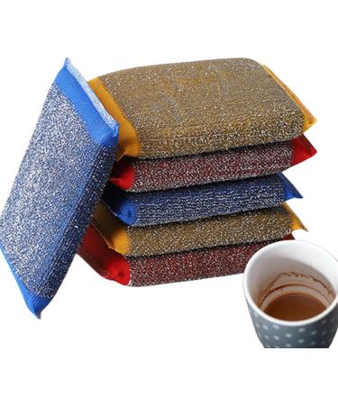 MONEY MONEY Scrub Sponges for Dishes | Dish Scouring Scrubbers - Household Scrubber Kitchen Sponges and Scrubbers Dishwashing Scrub Sponge for Kitchen Colorful2 - Buy Online on GoSupps.com