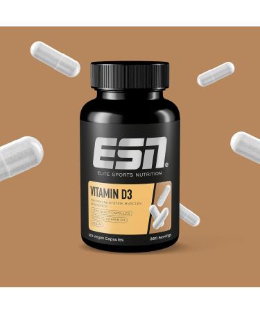 ESN Vitamin D3 - High Dose 120 Capsules for Optimal Health | International Shipping - Buy Online on GoSupps.com