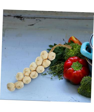 Alipis 12 Pcs Artificial Plants for Outdoors Garlic Hanging Artificial Home Decor Fake Carrots Vegetable Realistic Plant Indoor Artificial Trees for Outdoors Pendant Household White Child Whitex6pcs 11.45cmx6pcs - Buy Online on GoSupps.com