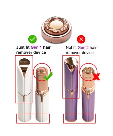 Facial Hair Remover Replacement Head | Gen 1 Single Halo Compatible | Flawless Hair Removal Tool Blades (GEN 1 DEVICE ONLY) - Buy Online on GoSupps.com