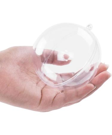 Clear Acrylic Bath Bomb Mold Shells - 80mm 12 Pack Kit by Super Z Outlet - Buy Online on GoSupps.com