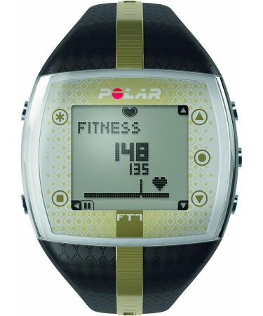 Polar FT7 Women's Heart Rate Monitor Watch - Black/Gold - Buy Online on GoSupps.com