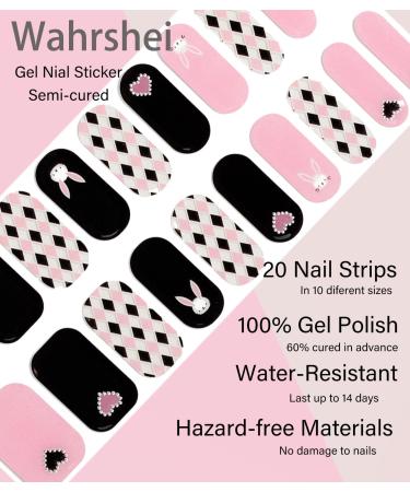 TrueShei Nail Foils - Rabbit UV Gel Nail Film | 20PC Self-Adhesive Gel Nail Stickers for Stunning Nail Art - Buy Online on GoSupps.com