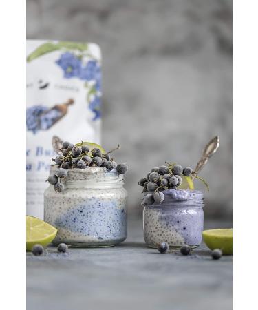Ancient Choice Butterfly Pea Flower Powder - 4 oz | Blue Matcha Tea | Ceremonial Grade | Raw Culinary | Natural Food Coloring - Buy Online on GoSupps.com