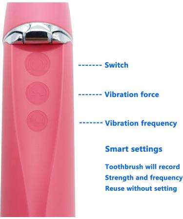 Folding Sonic Electric Toothbrush - Portable Rechargeable Travel Toothbrush with UVLED Sterilization & 4 Brush Heads - Pink - Buy Online on GoSupps.com