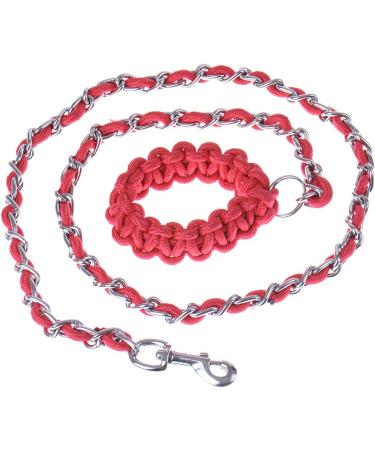 ZHAIQIUYAN Durable Twisted Anti-Bite Leash for Large Dogs - Red | Best International Shipping - Buy Online on GoSupps.com