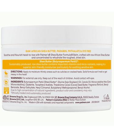 Buy 2-Pack Palmers Shea Butter Formula Body Balm - Nourishing 7.25oz + Free Exfoliating Sponge & Mini Spatula | Vitamin E 48-Hour Moisture - International Shipping Available - Buy Online on GoSupps.com