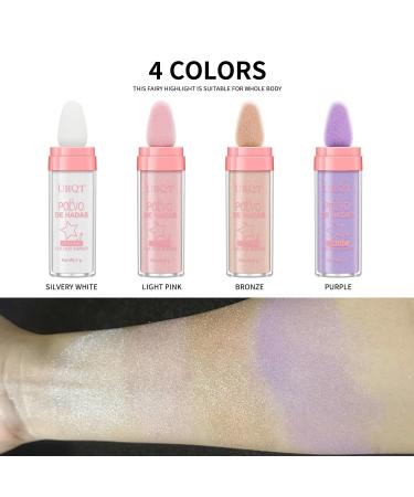 Polvo de Hadas Fairy Highlighter - Waterproof Glitter Blusher & Shimmer for Face & Body - Festival Party Makeup #03 Golden Brown (1g) - Buy Online on GoSupps.com