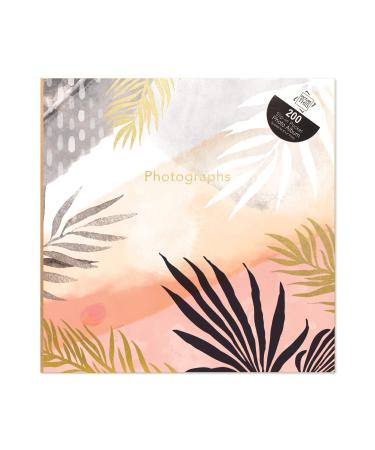 Tallon Tropical Sunset Palm Leaves 6x4 Photo Album Memo Slip in Holds 200 Photos
