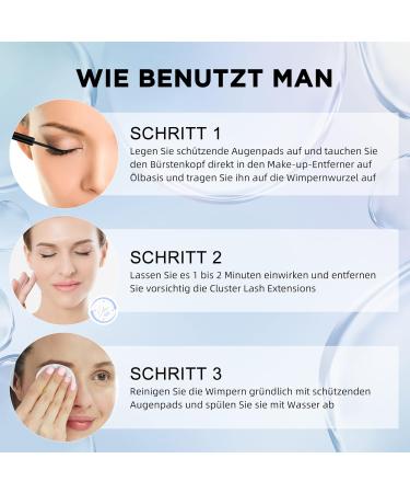 Cluster Eyelash Extension Remover - Professional Glue Remover for Sensitive Skin - Gentle 5ml Solution for Home Use - Buy Online on GoSupps.com