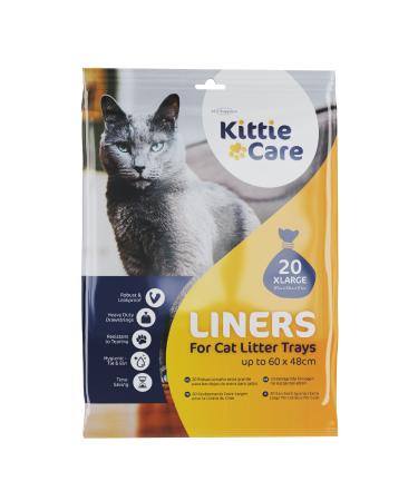Pack of 20 XL Kittie Care Cat Litter Liners for Extra Large Box - Buy Online on GoSupps.com